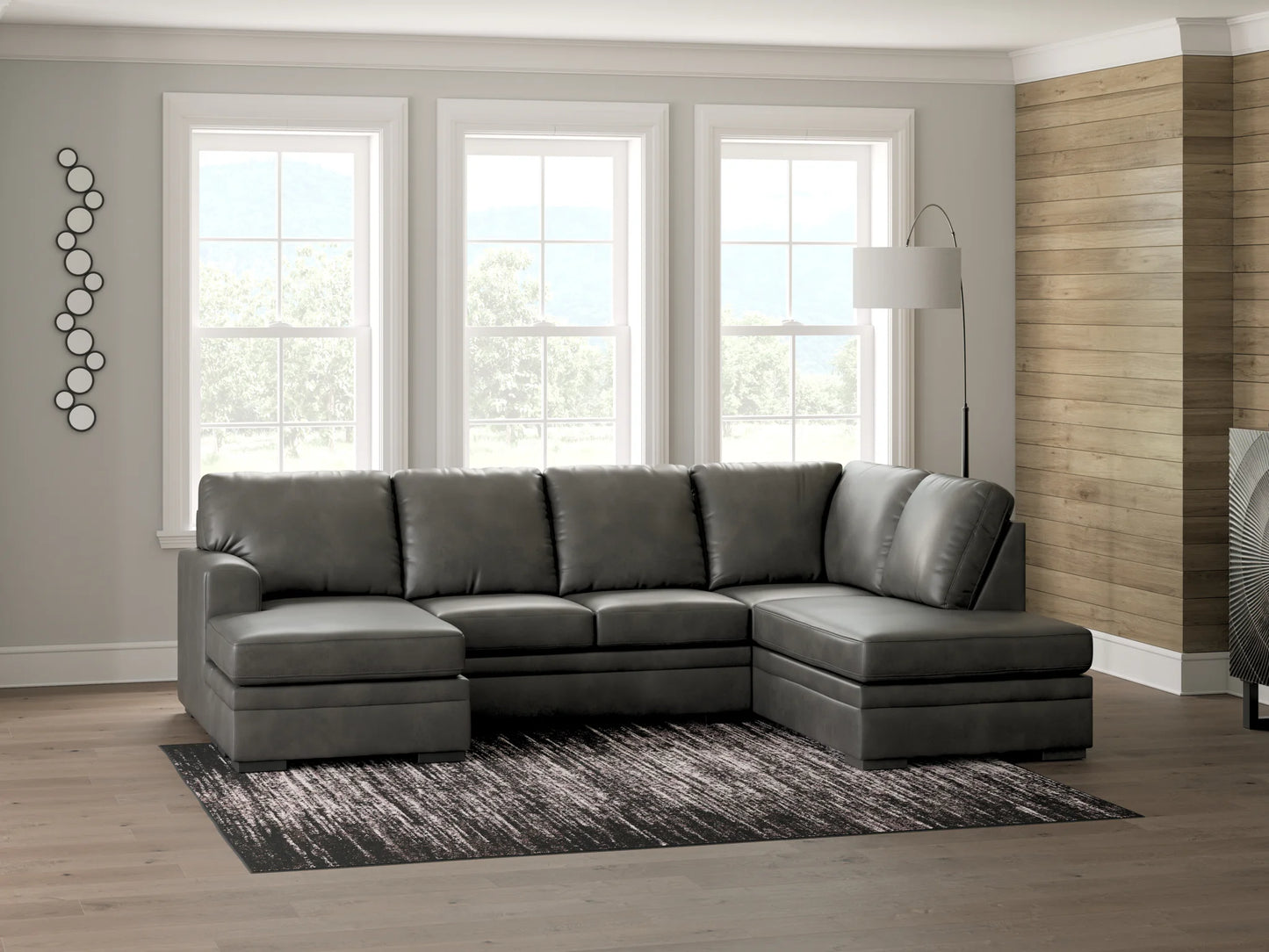 Lofton-Pike - Shadow - 2-Piece Sectional With RAF Corner Chaise