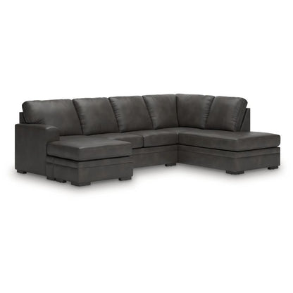 Lofton-Pike - Shadow - 2-Piece Sectional With RAF Corner Chaise