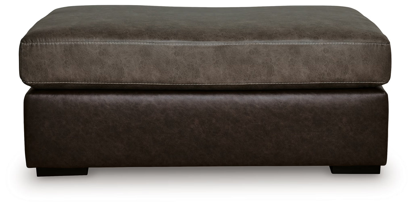 Castille Way - Oversized Accent Ottoman - Fossil