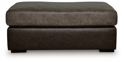 Castille Way - Oversized Accent Ottoman - Fossil