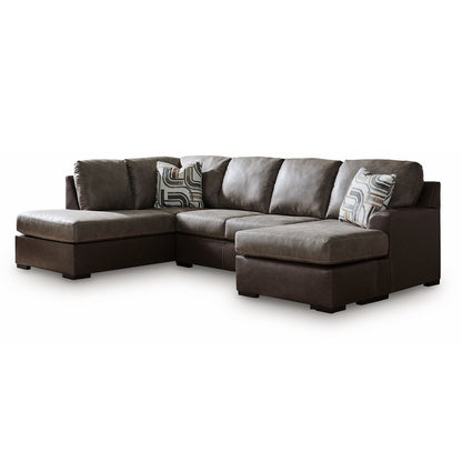 Castille Way - 2-Piece Sleeper Sectional With LAF Corner Chaise - Fossil