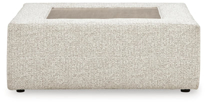 Ashbourne Estate - Oversized Accent Ottoman - Snowstone