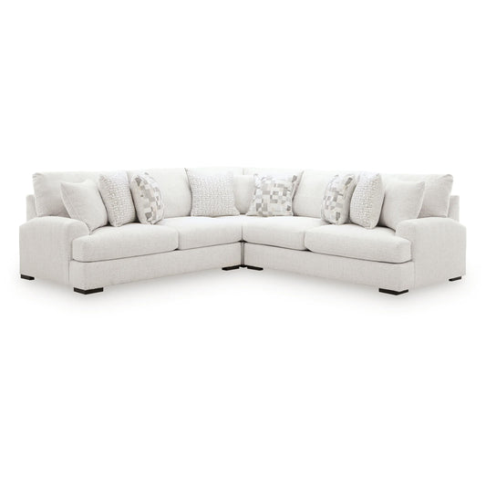 Misty-Lakes - 3-Piece Sectional - Chalk