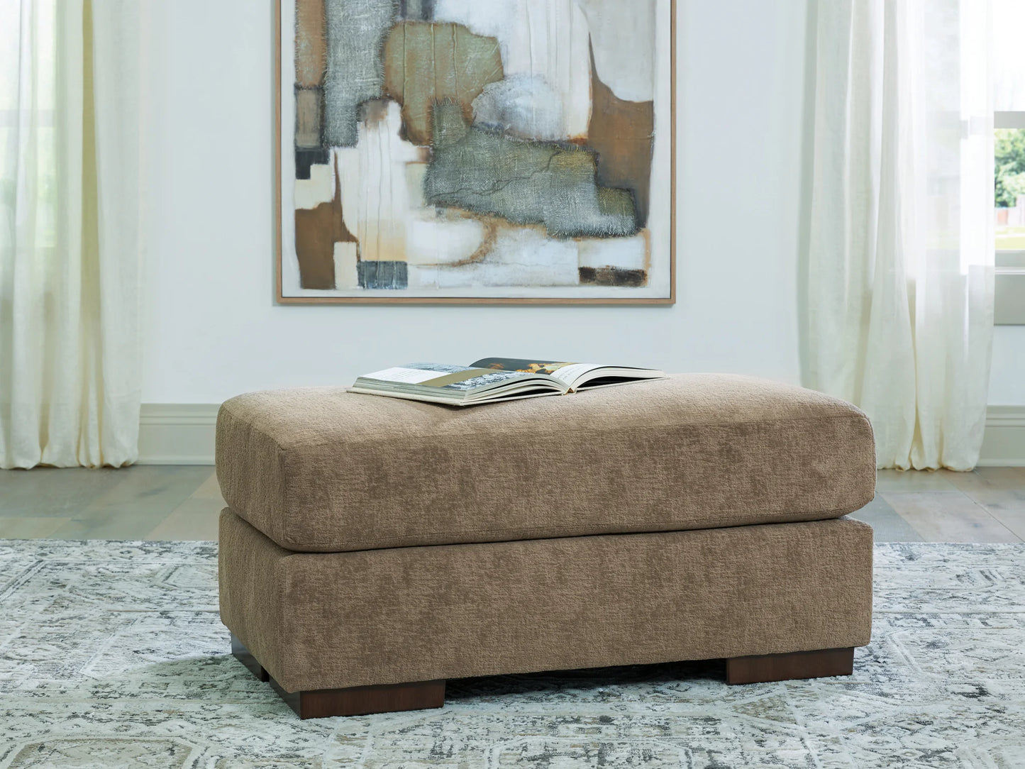 Jayne Park - Ottoman - Pecan