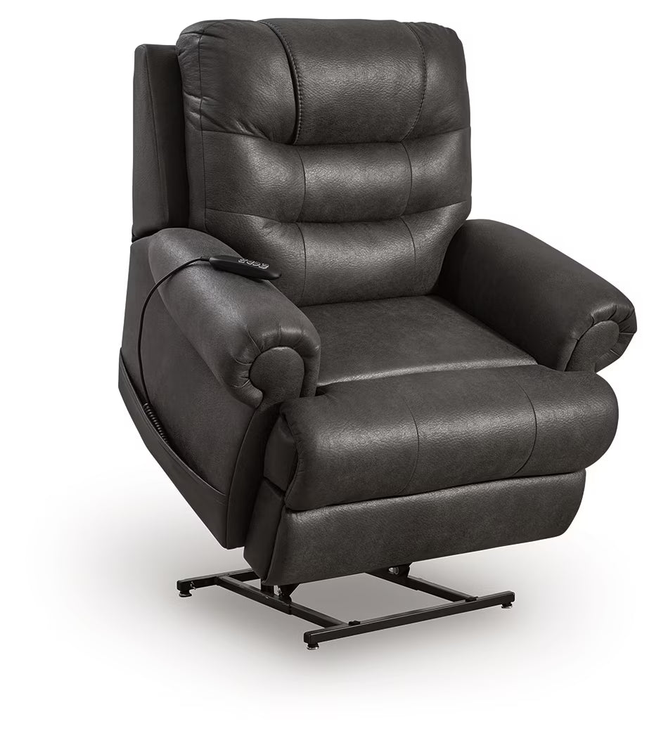 Revived and Restored - Power Lift Recliner - Granite