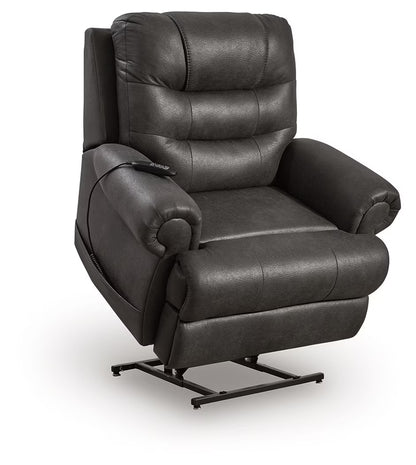 Revived and Restored - Power Lift Recliner - Granite