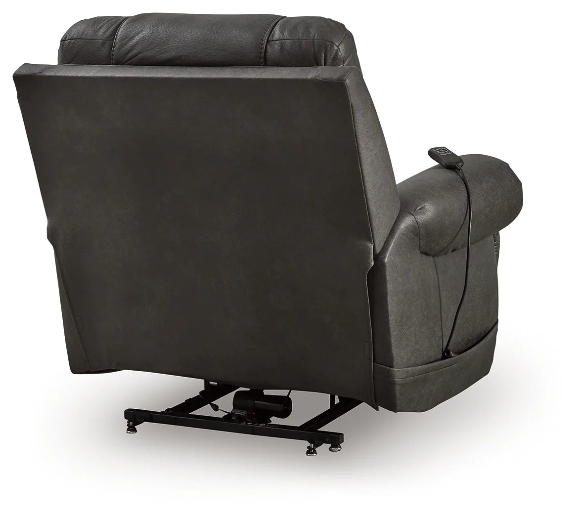 Revived and Restored - Power Lift Recliner - Granite