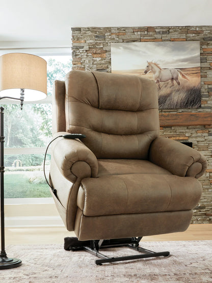 Revived and Restored - Power Lift Recliner - Earth
