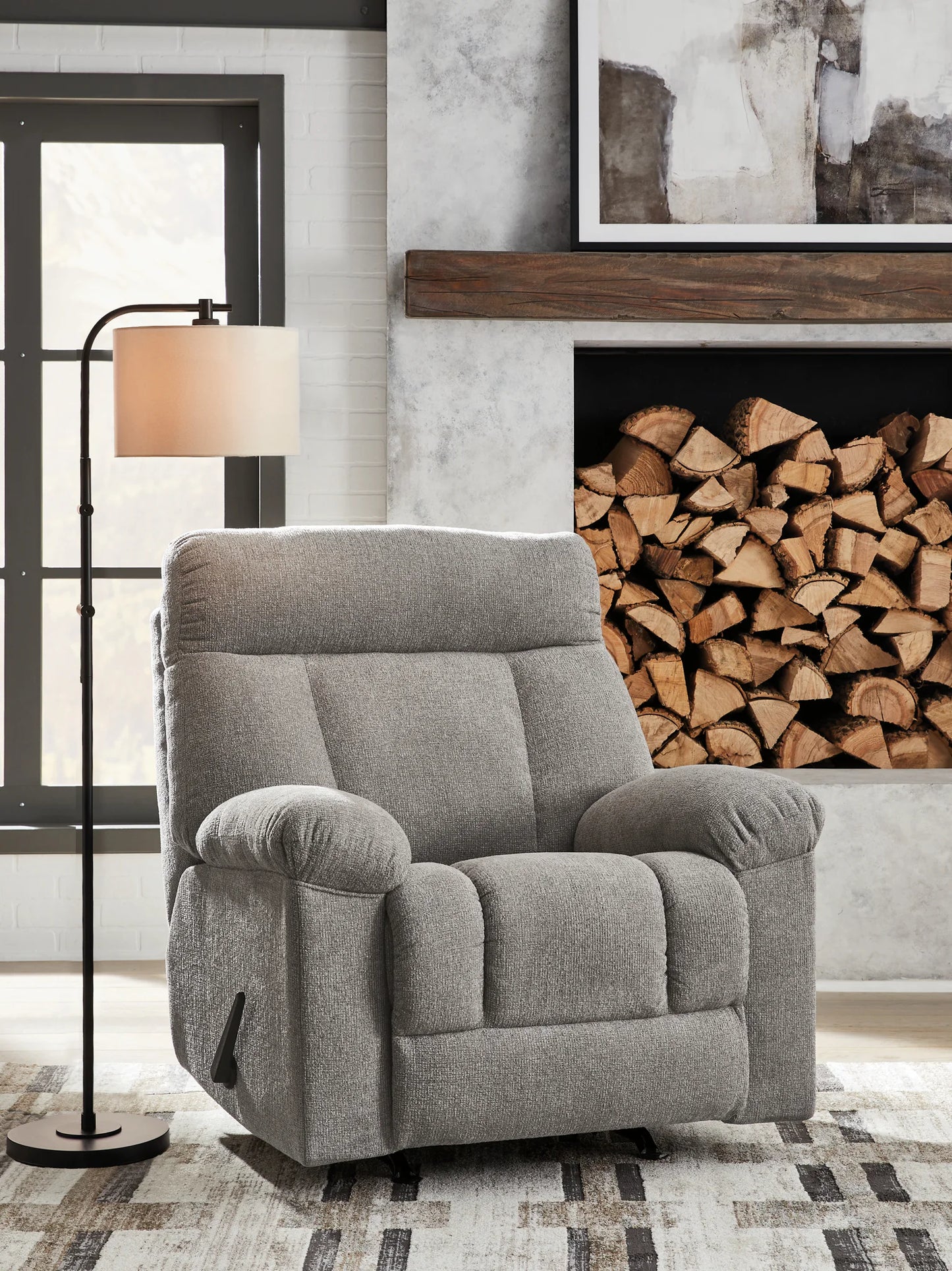 Hoyne Park - Rocker Recliner - Smoke