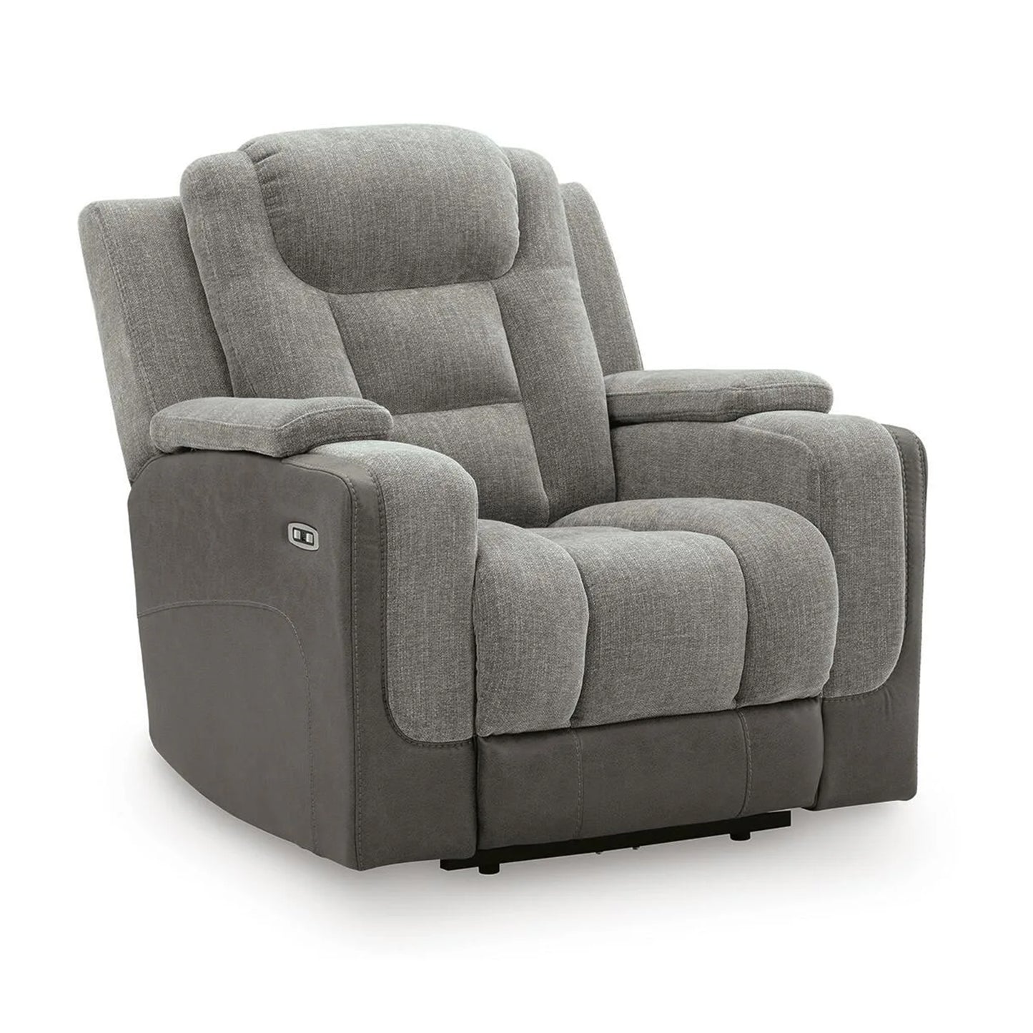 Mixed Motion - Power Recliner With Adjustable Headrest - Shadow