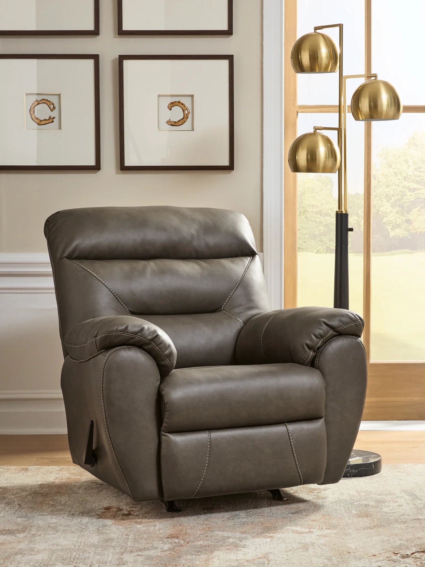 Elksworth - Rocker Recliner - Ash