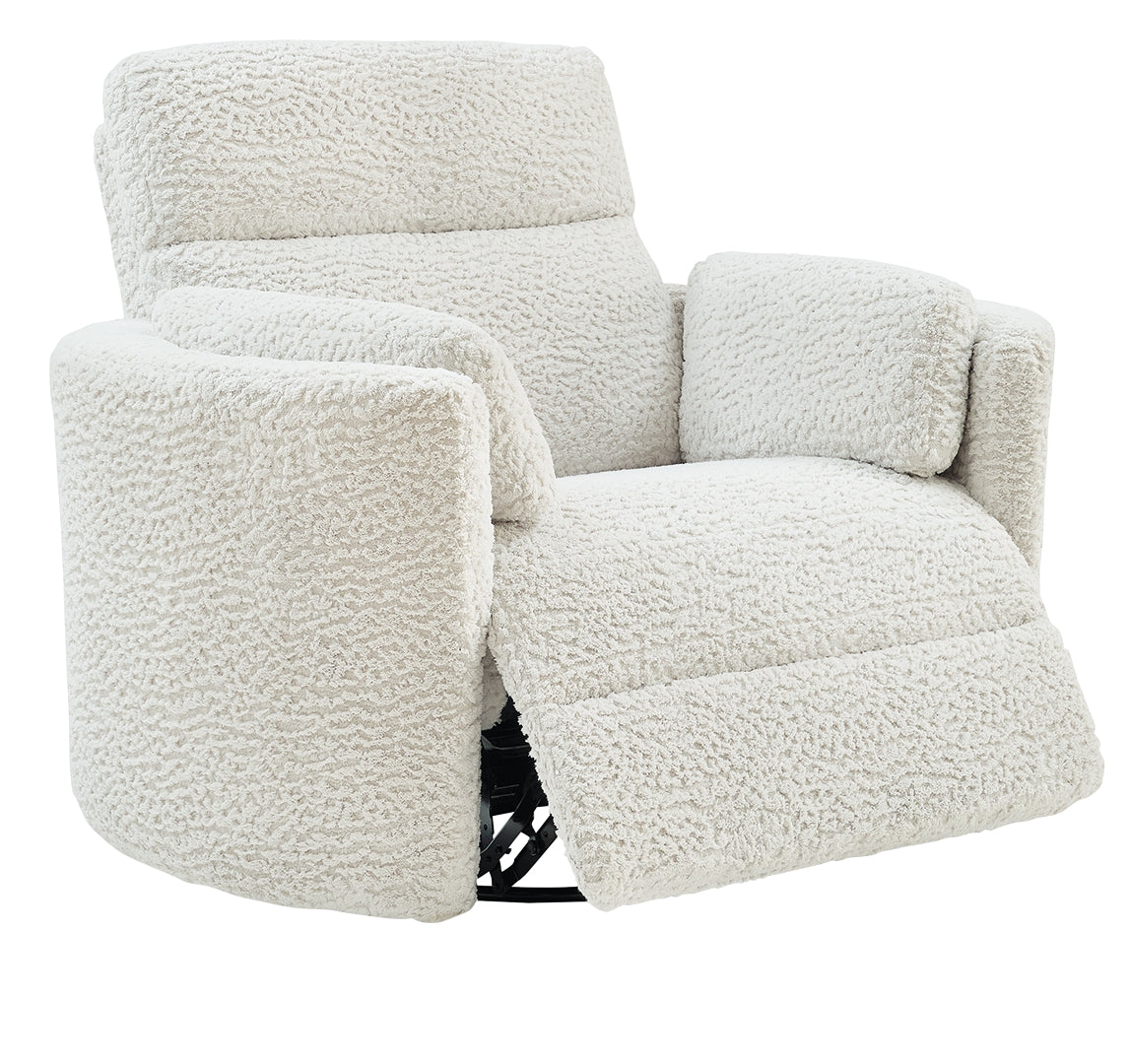 Gosaldo - Swivel Glider Power Recliner - Silver