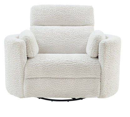 Gosaldo - Swivel Glider Power Recliner - Silver