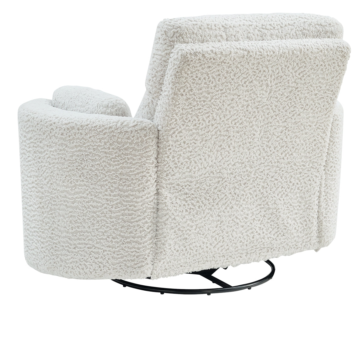 Gosaldo - Swivel Glider Power Recliner - Silver