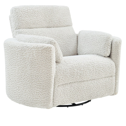 Gosaldo - Swivel Glider Power Recliner - Silver