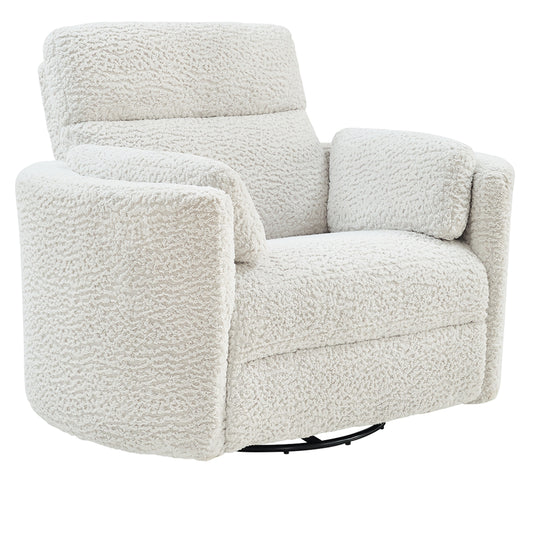 Gosaldo - Swivel Glider Power Recliner - Silver
