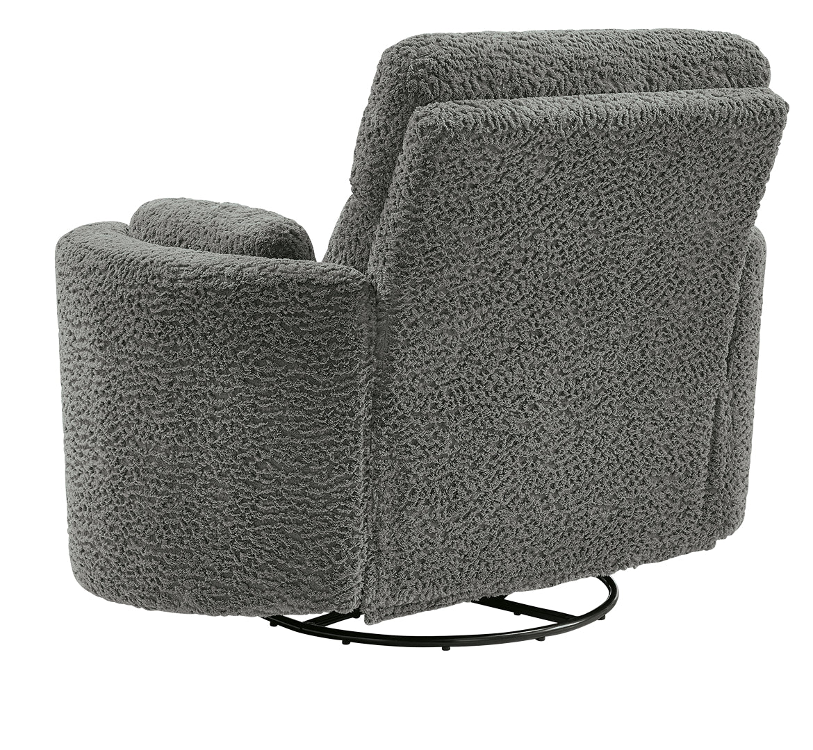 Gosaldo - Swivel Glider Power Recliner - Lead