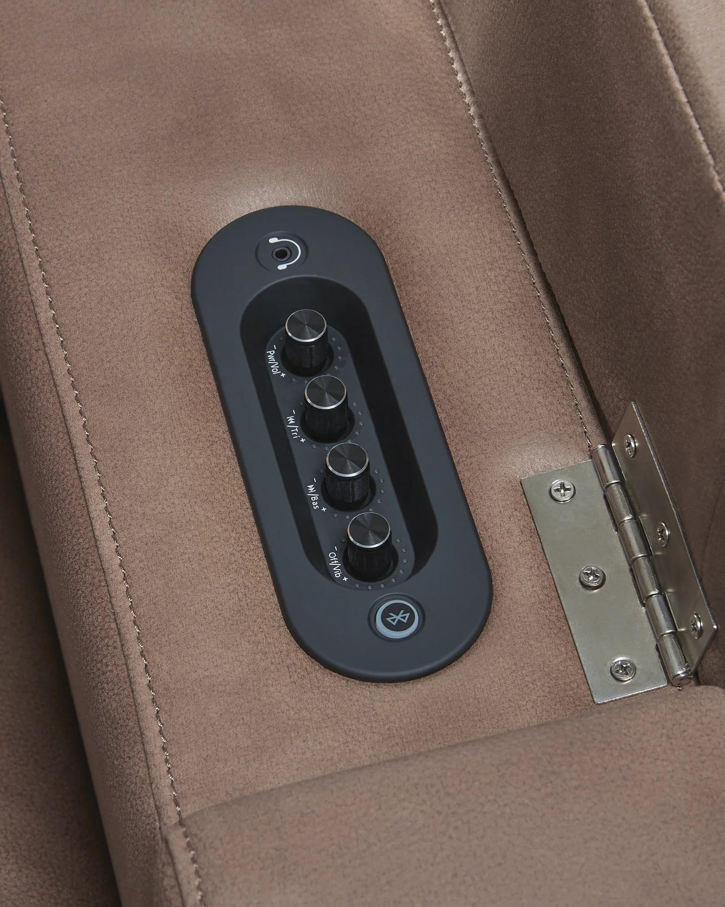 Lorrenton - Caramel - Glider Power Recliner With Audio System