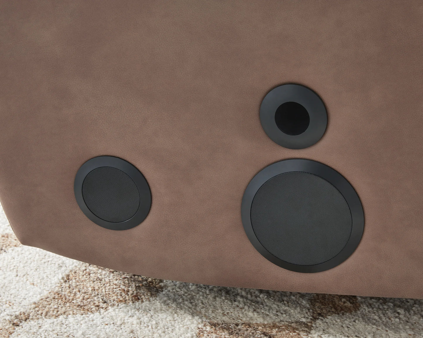 Lorrenton - Caramel - Glider Power Recliner With Audio System