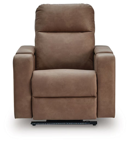 Lorrenton - Caramel - Glider Power Recliner With Audio System