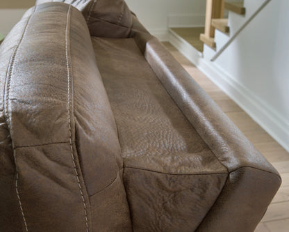 Beckley Place - Earth - 2 Seat Power Reclining Sofa With Adjustable Headrest