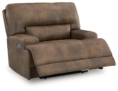 Beckley Place - Earth - Power Recliner With Adjustable Headrest