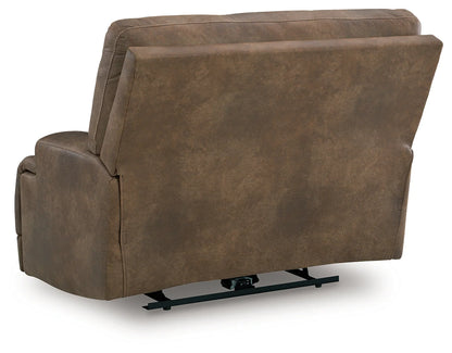 Beckley Place - Earth - Power Recliner With Adjustable Headrest