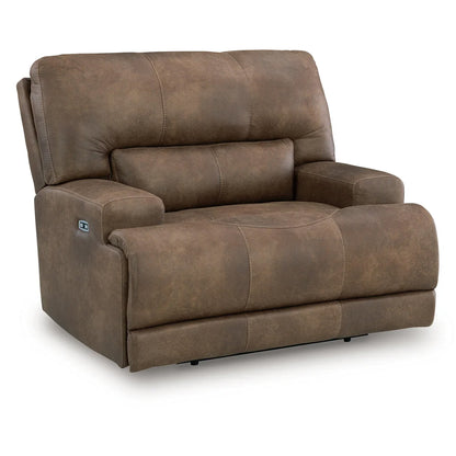 Beckley Place - Earth - Power Recliner With Adjustable Headrest