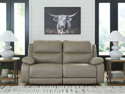 Narwhal Place - Pebble - 2-Piece Reclining Loveseat