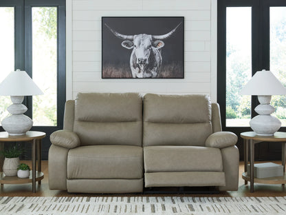 Narwhal Place - Pebble - 2-Piece Reclining Loveseat
