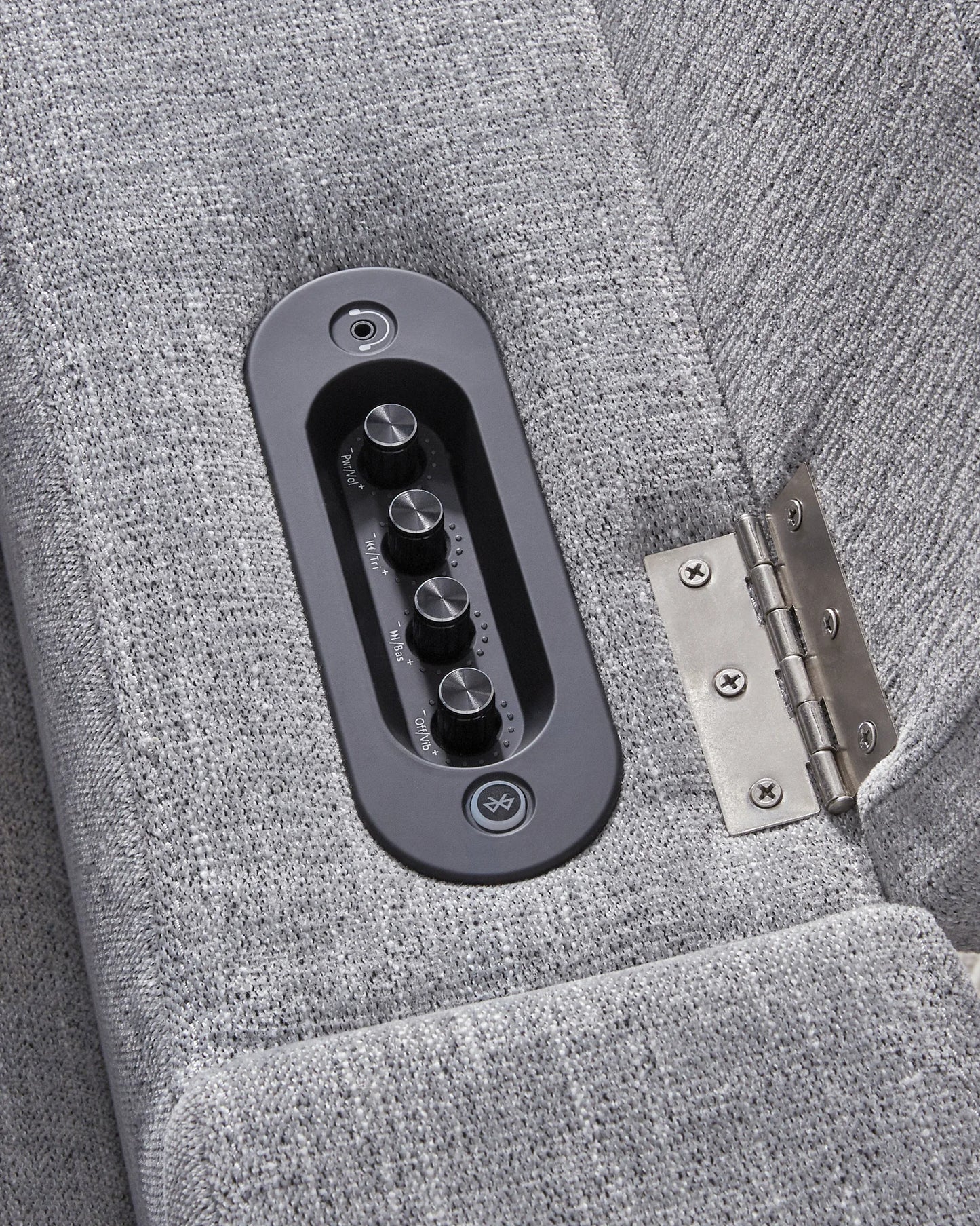 Pineland - Pewter - Glider Power Recliner With Audio System