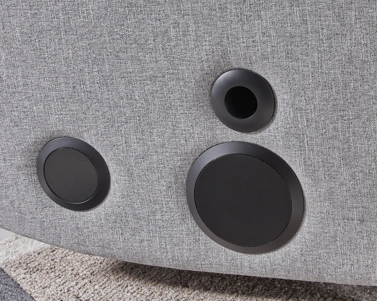 Pineland - Pewter - Glider Power Recliner With Audio System