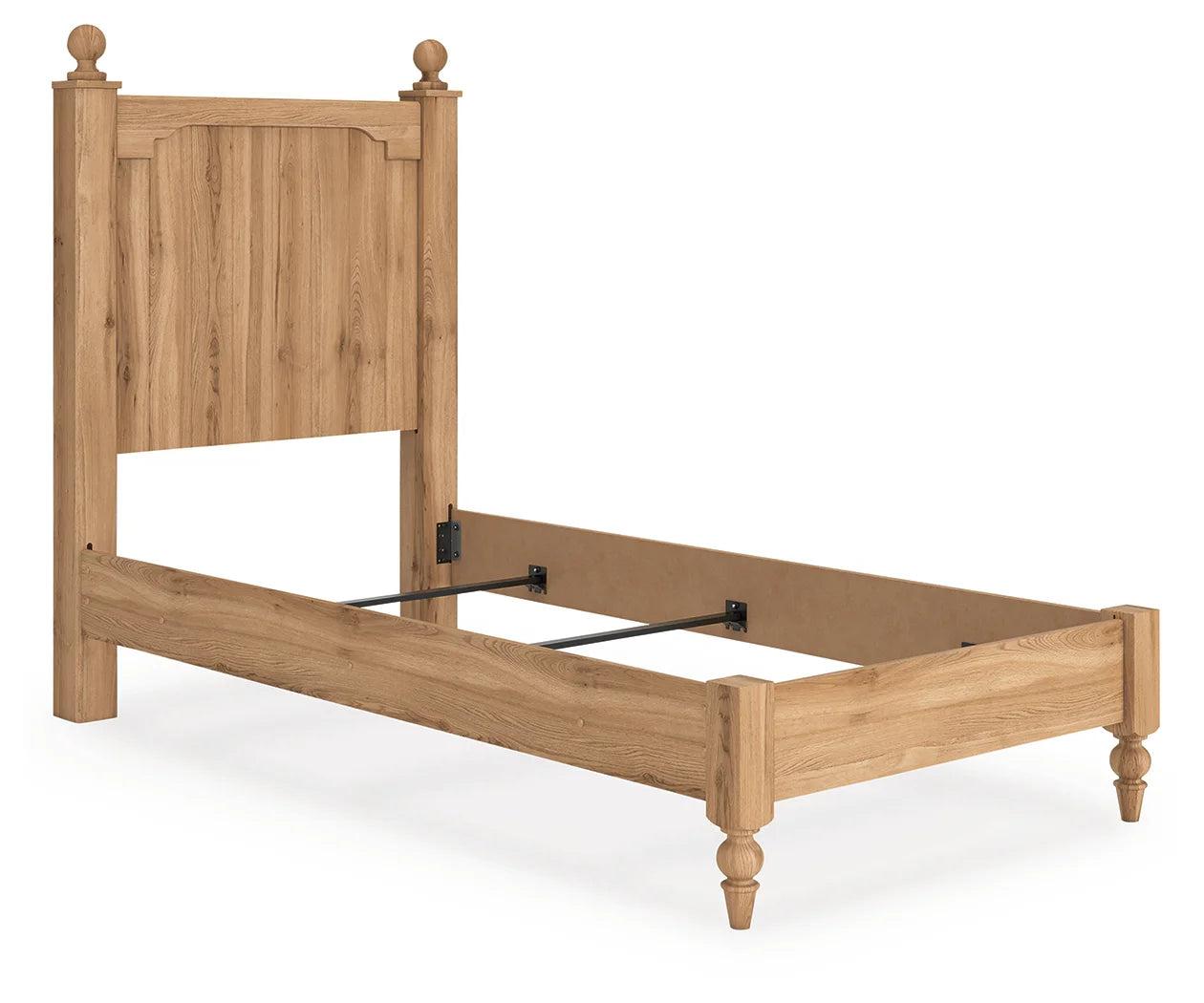 Aleaport - Warm Brown - Twin Panel Bed
