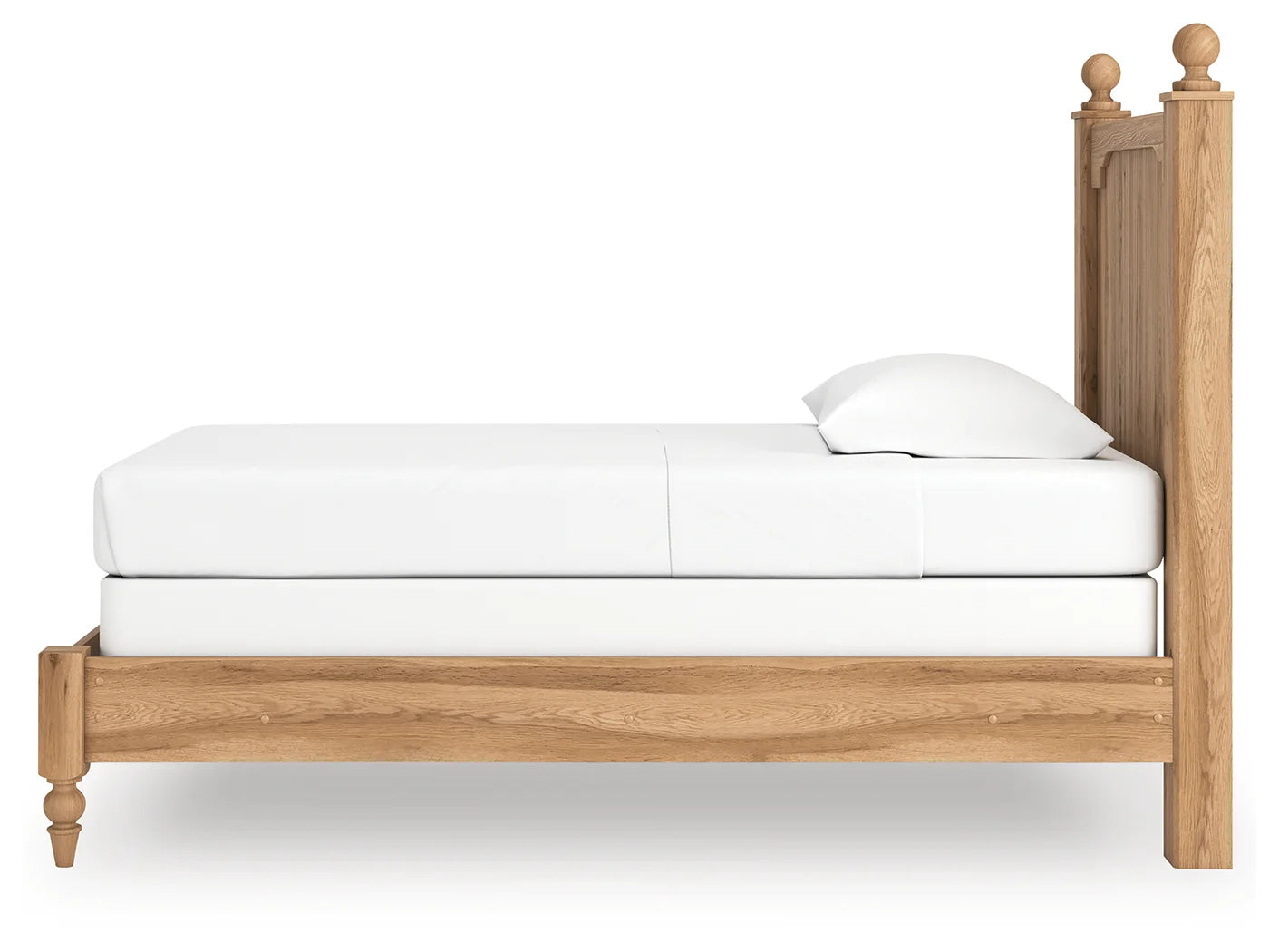 Aleaport - Warm Brown - Twin Panel Bed