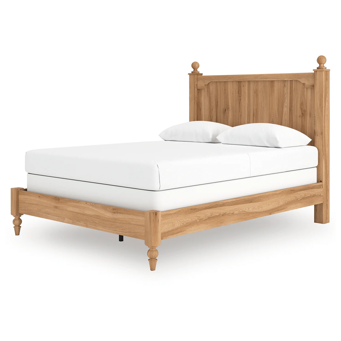 Aleaport - Warm Brown - Queen Panel Bed