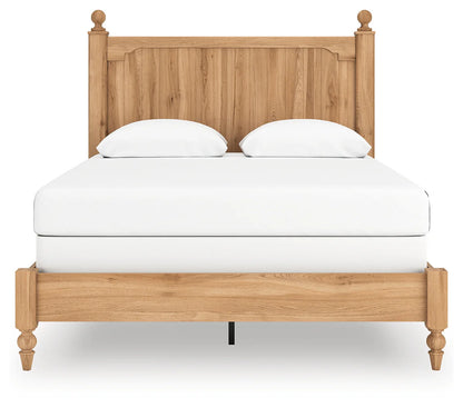 Aleaport - Warm Brown - Queen Panel Bed