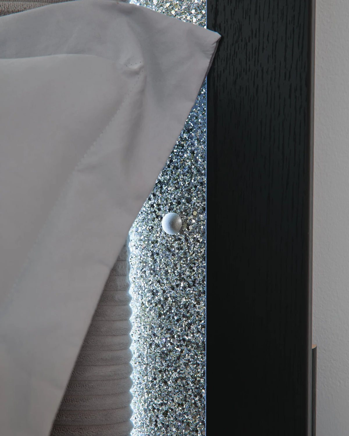 Maeling - Twin Upholstered Panel Bed - Black