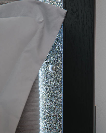 Maeling - Twin Upholstered Panel Bed - Black