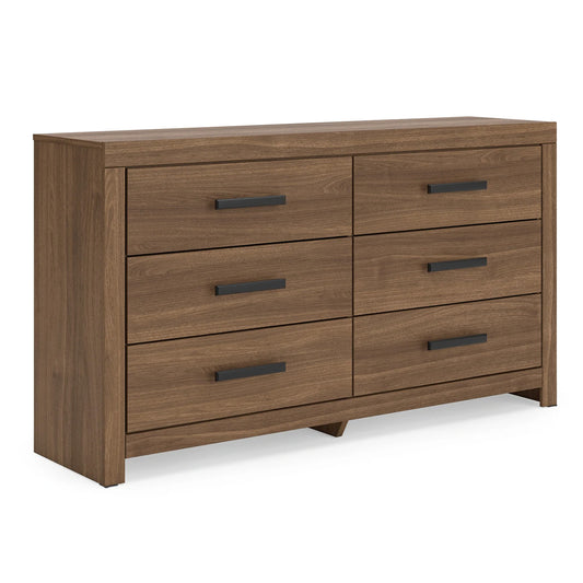 Broachmyn - Six Drawer Dresser - Auburn