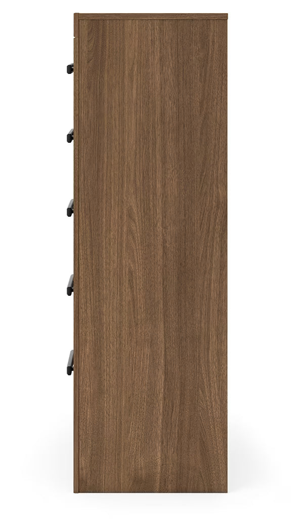 Broachmyn - Five Drawer Chest - Auburn