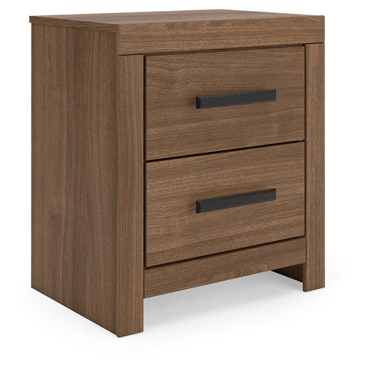 Broachmyn - Two Drawer Night Stand - Auburn