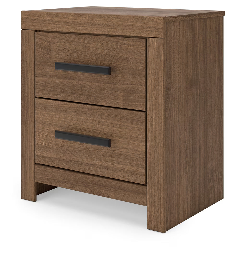 Broachmyn - Two Drawer Night Stand - Auburn