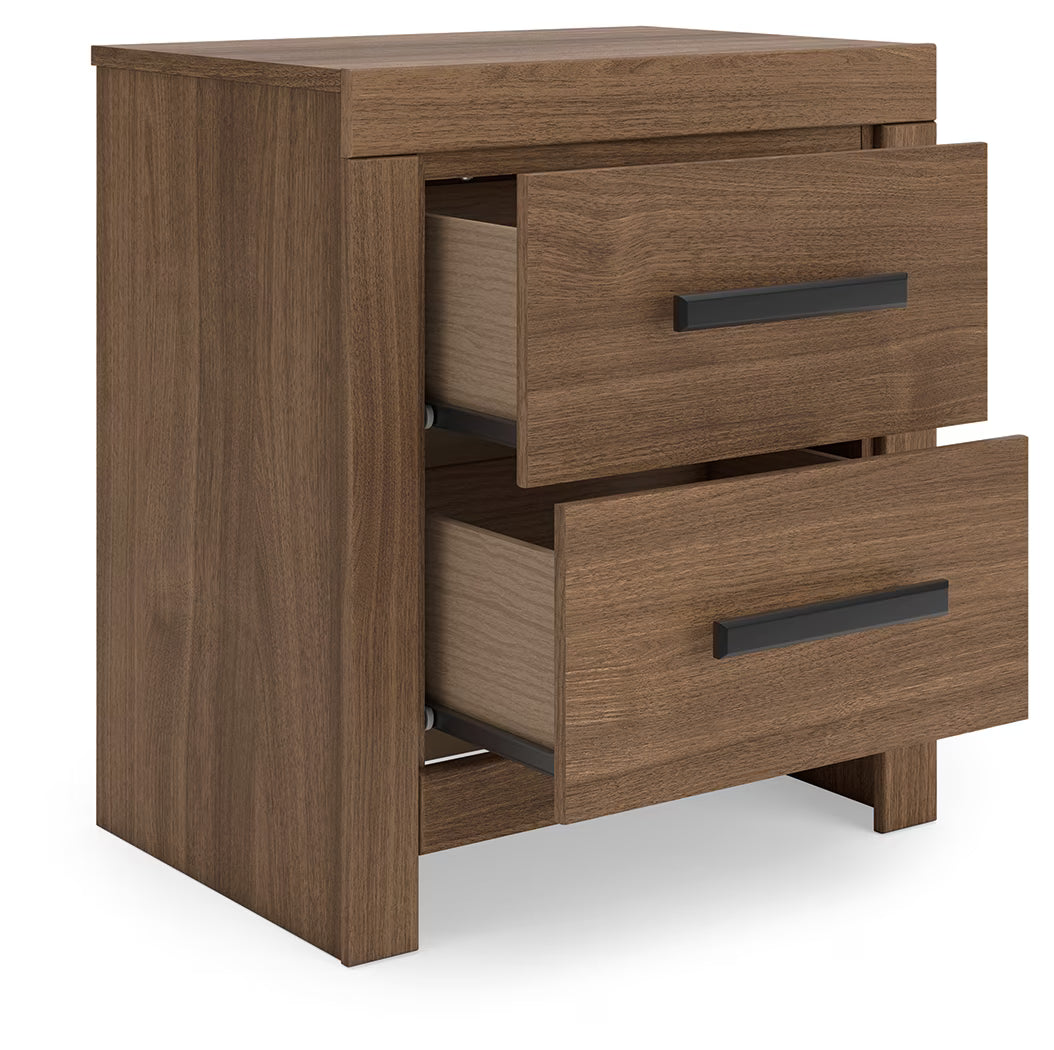 Broachmyn - Two Drawer Night Stand - Auburn