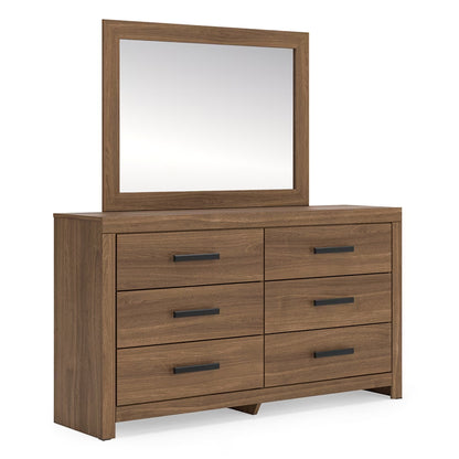 Broachmyn - Dresser And Mirror - Auburn