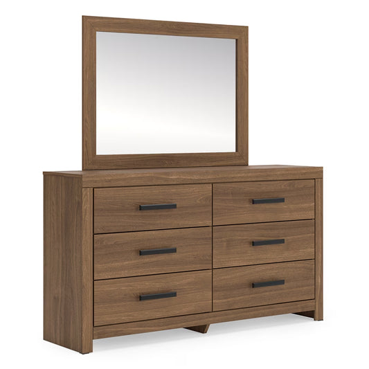 Broachmyn - Dresser And Mirror - Auburn
