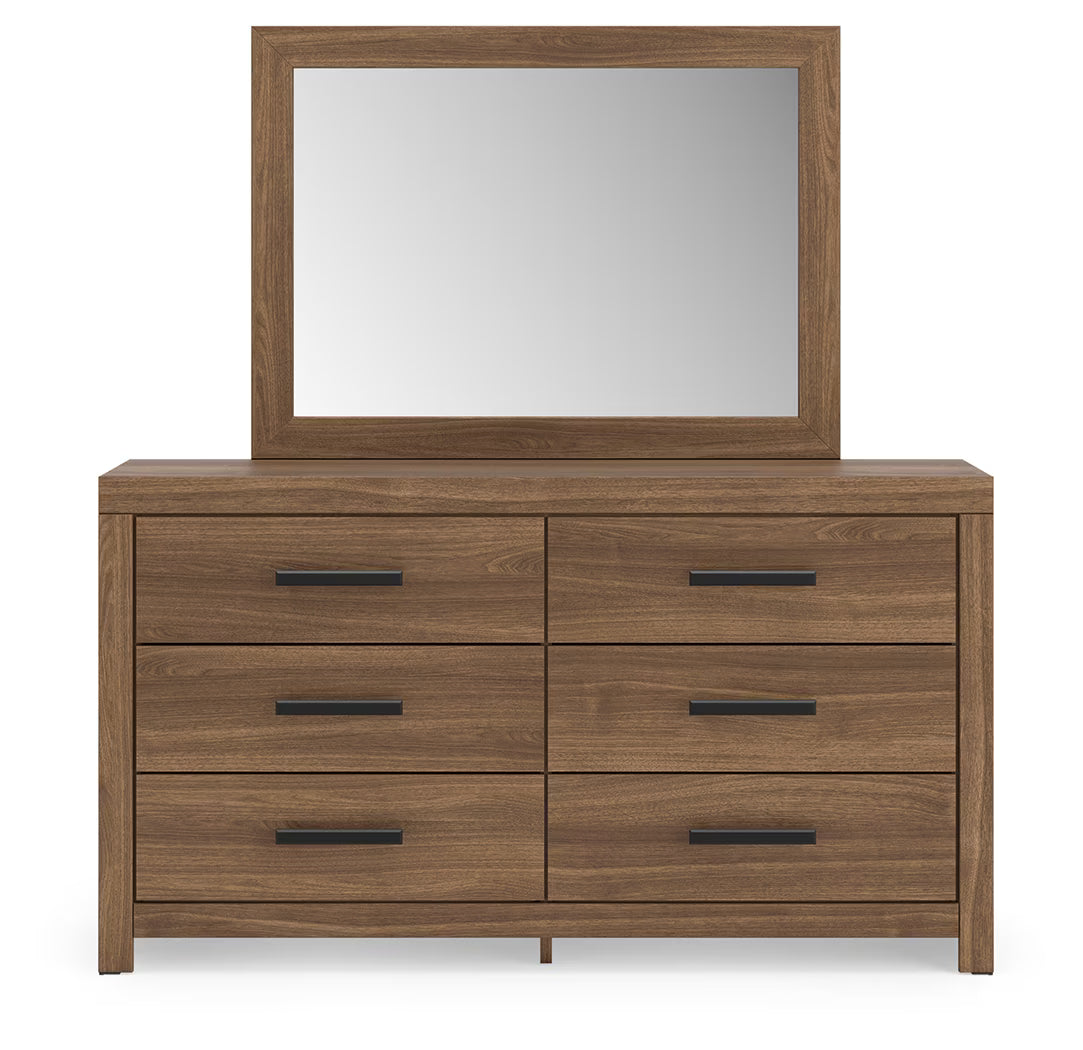 Broachmyn - Dresser And Mirror - Auburn