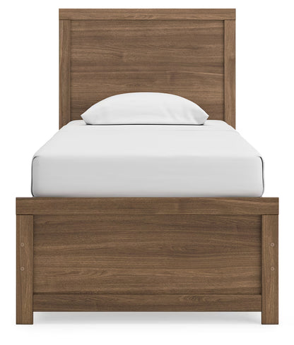 Broachmyn - Twin Panel Bed - Auburn