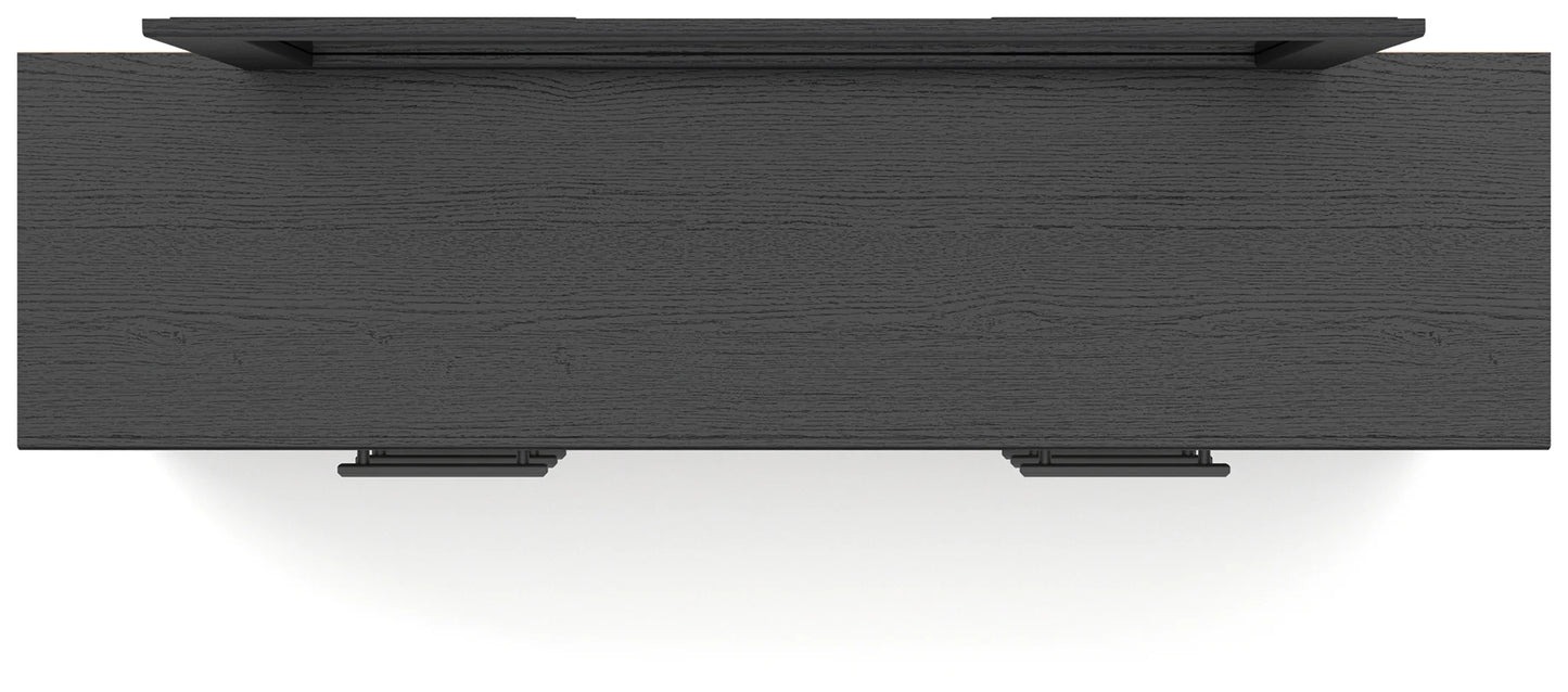 Broachmyn - Dresser And Mirror - Black / Gray
