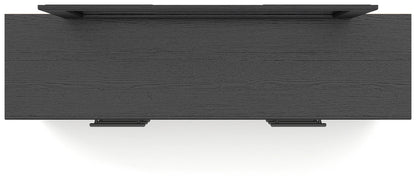 Broachmyn - Dresser And Mirror - Black / Gray