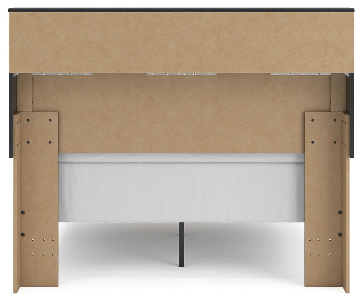 Broachmyn - Full Bookcase Bed - Black / Gray
